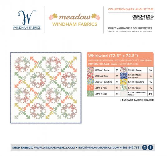 Whirlwind (72.5" x 72.5") Meadow