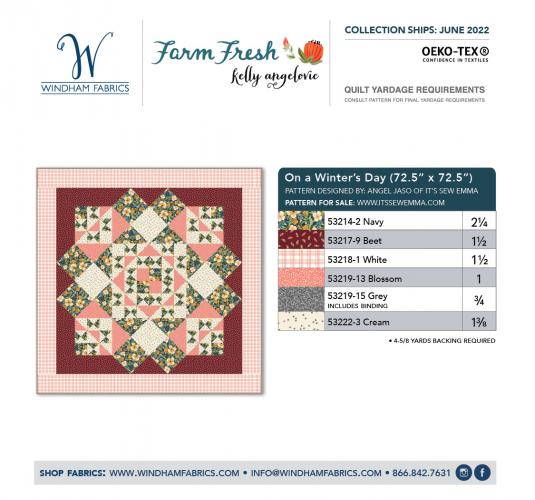 On a Winter's Day (72.5" x 72.5") Farm Fresh