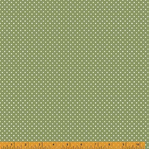 Wish You Were Here Whistler Studios 53370-8 Green Flirty Dots Cotton ...