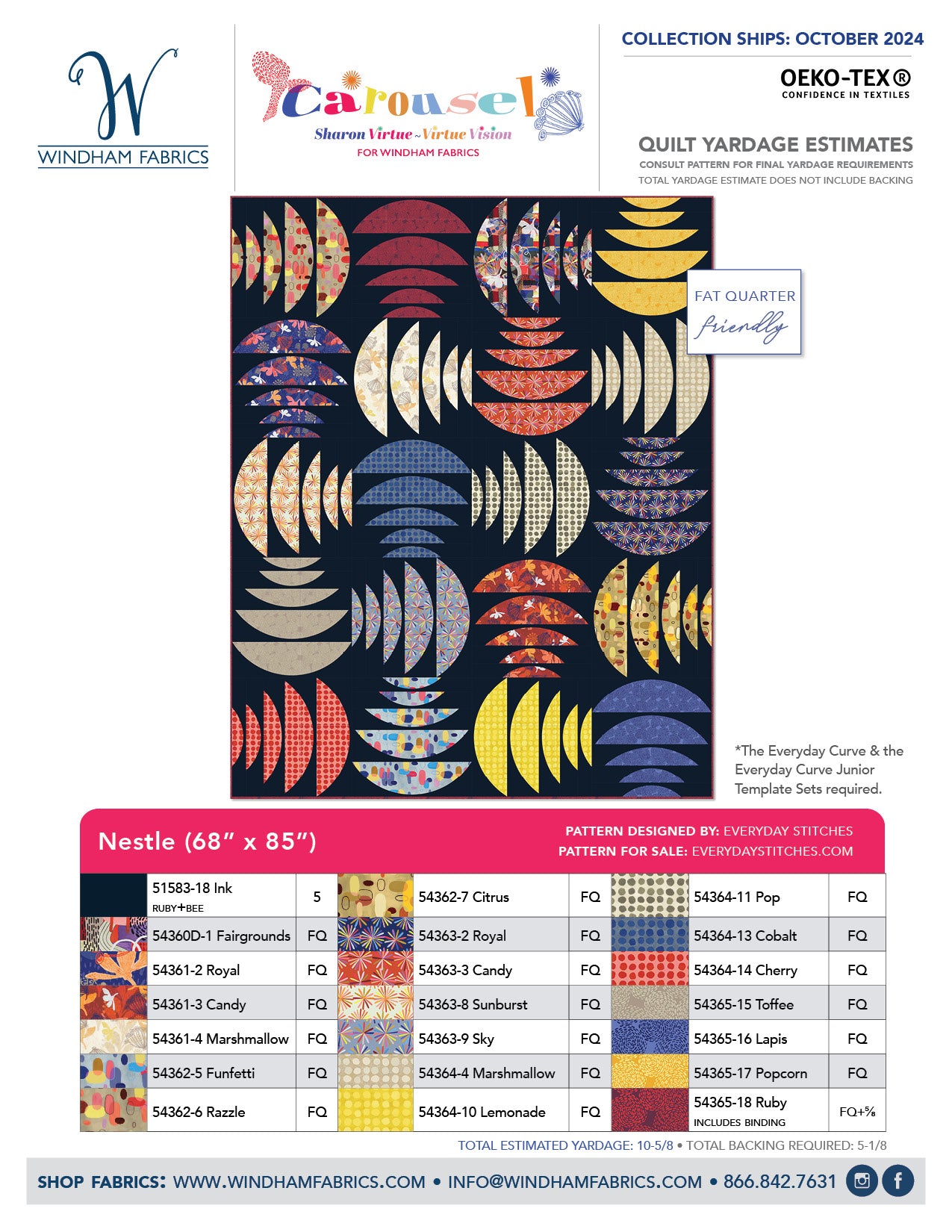 Nestle (Carousel) – Windham Fabrics