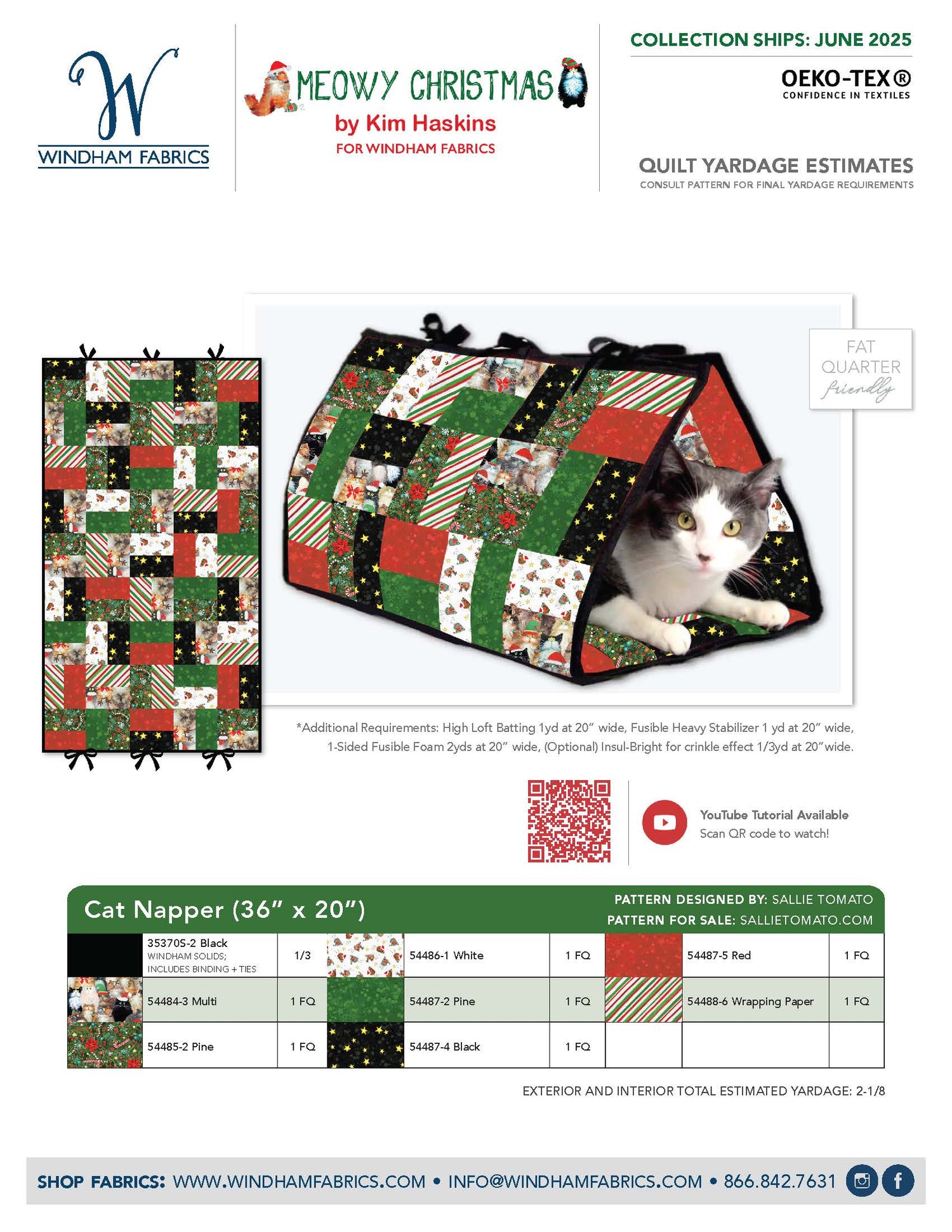 Cat Napper – Windham Fabrics