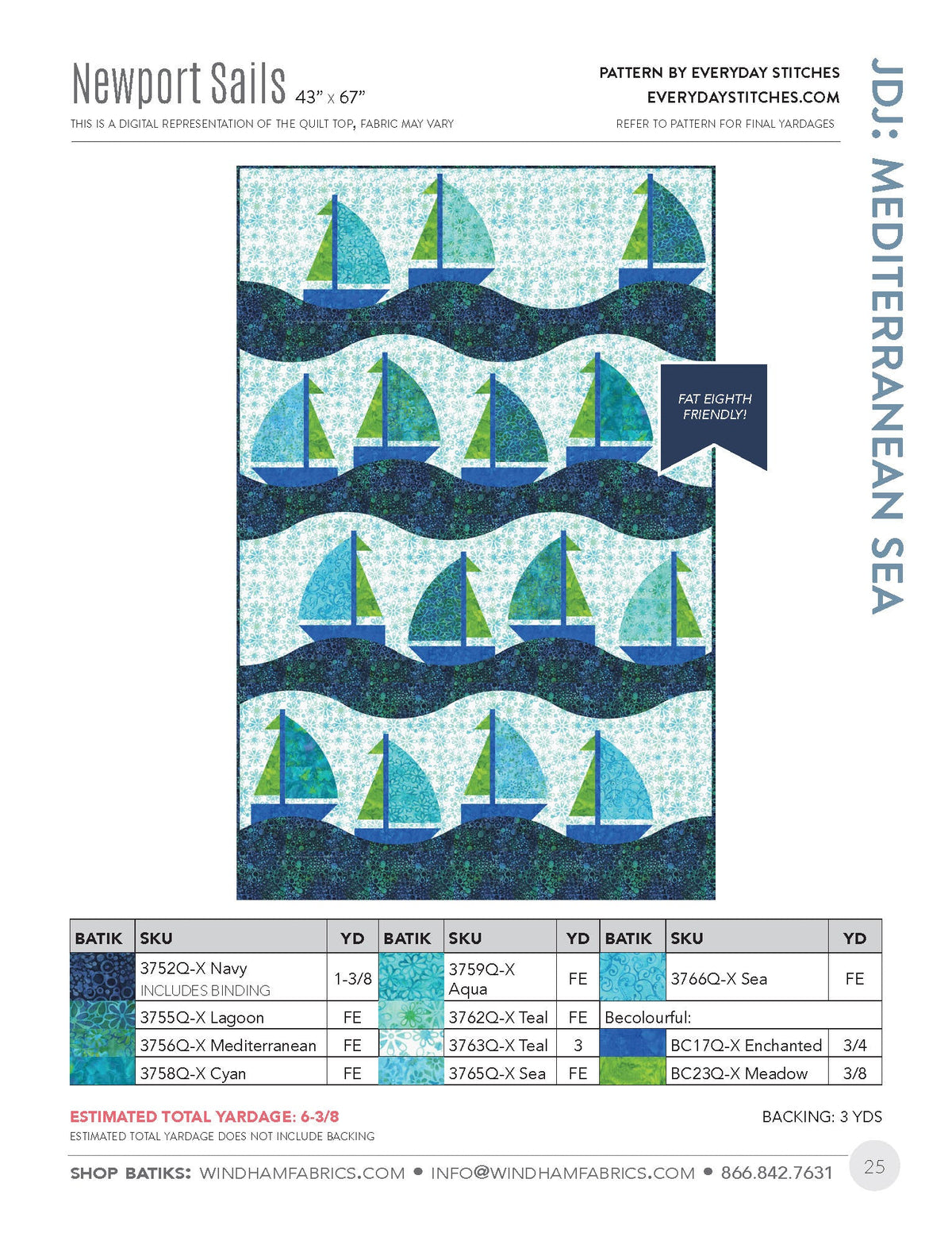 Ms Windham Newport Sails (MS) β Windham Fabrics