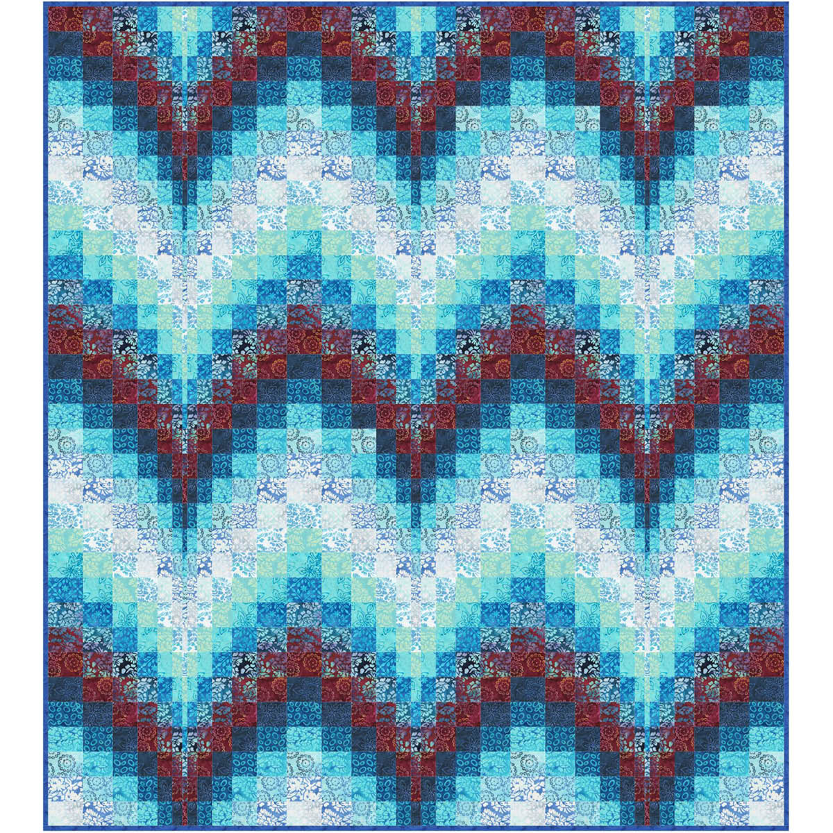 Fabric Blue Ripple Color Ripples (BD) – Windham Fabrics