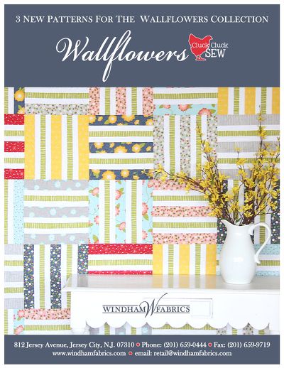 Wallflowers Project Brochure by Allison Harris of Cluck Cluck Sew