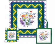 Wisconsin State Panel (Quilt, Pillow & Tote) by 