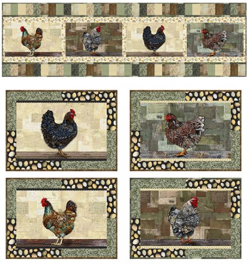 Hen House Set by Wendy Sheppard