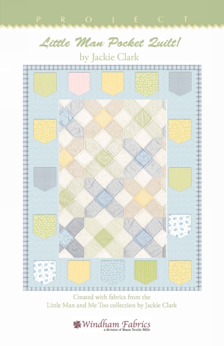 Little Man Pocket Quilt! by Jackie Clark