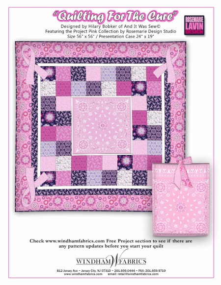 Quilting For The Cure by Hilary Bobker