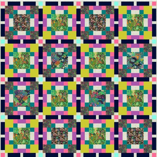 Technicolor Tiles by Natalie Crabtree