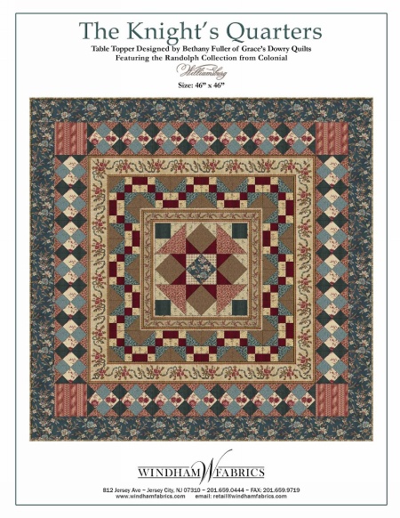The Knight's Quarters by Bethany Fuller of Grace's Dowry Quilts