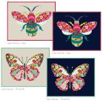 Bee and Butterfly Placemats by Natalie Crabtree