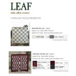 Leaf Yardage Charts by Various Designers