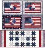 Stars and Roosters Tableset by Wendy Sheppard
