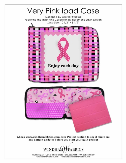 Very Pink iPad Case by Whistler Studios