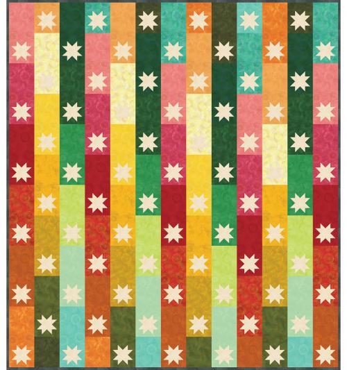 Starlets (65 x 72) (Poppy - Radiance)