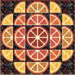 Citrus Circles (SS) by SASSAFRASLANEDESIGNS.COM