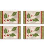 Holly Placemats by WHIMSICALQUILTS.COM