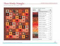 Those Wonky Triangles by www.gourmetquilter.com