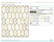 Church Window (53 x 62-1/2) Whisper V.5 by Lo and Behold Stitchery