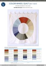 Color-Wheel Quilt (56 x 56) by Purl Soho