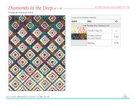 Diamonds in the Deep (School) by BONJOURQUILTS.COM