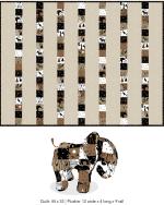 Patchwork Elephant Quilt (44 x 33) & Plushie by Abby Glassenberg Design