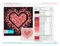 Exploding Heart by www.sliceofpiquilts.com