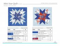 Mini Star Quilt by COZYCOLORQUILTS.NET