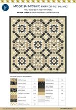 Moorish Mosaic #0698 (81-1/2 x 81-1/2) by Heidi Pridemore