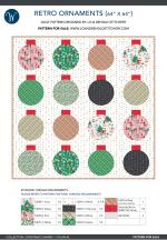 Retro Ornaments - Charms (64 x 64) by Lo & Behold Stitchery