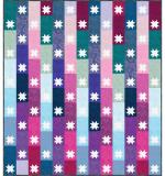 Starlets (65 x 72) (Ultra Violet - Radiance) by Modernly Morgan
