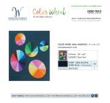 Color Wheel Wall Hanging (31 x 36.5) by Annabel Wrigley