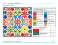 Wild Spring Blooms by freebirdquiltingdesigns.com.au