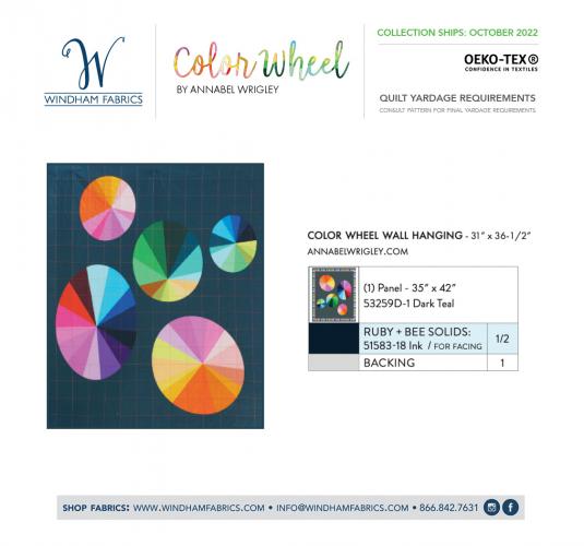 Color Wheel Wall Hanging (31 x 36.5)